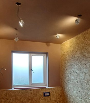 Bedroom after skimming