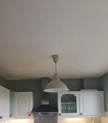 Kitchen ceiling after painting